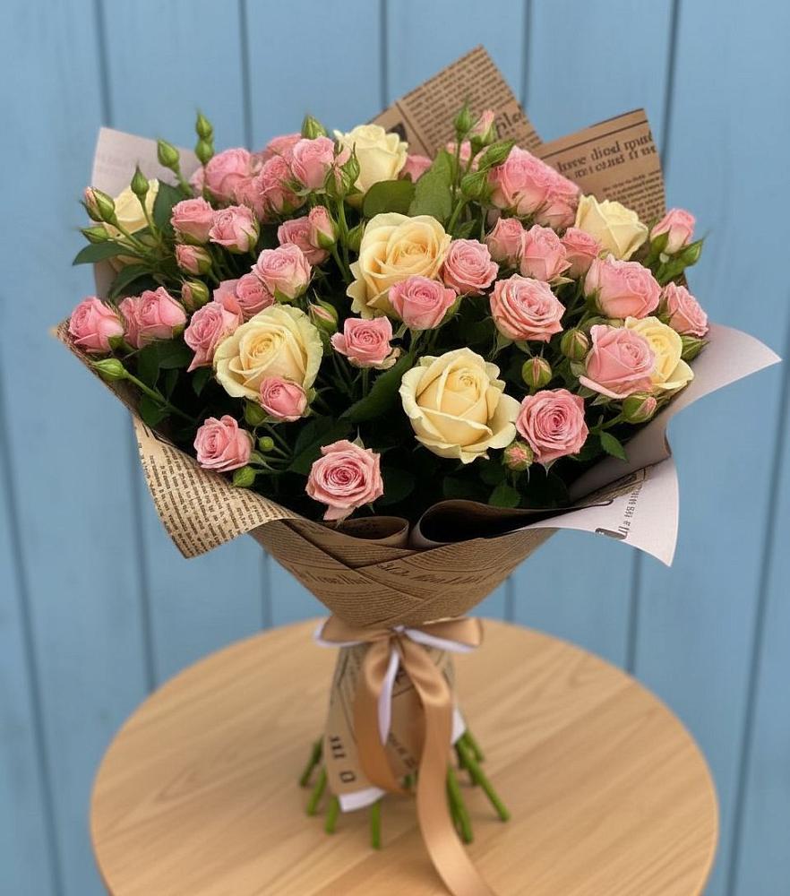 Букет цветов из: Розы в Змеиногорске