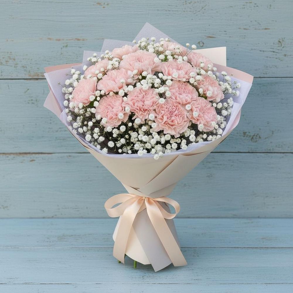 Букет цветов из: Гвоздики в Змеиногорске