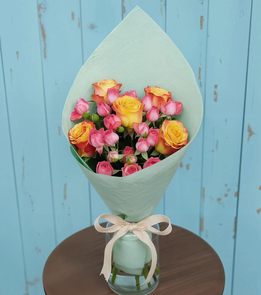 Букет цветов из: Розы в Змеиногорске