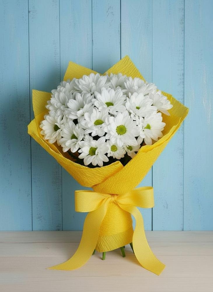 Букет цветов из: Хризантемы в Змеиногорске