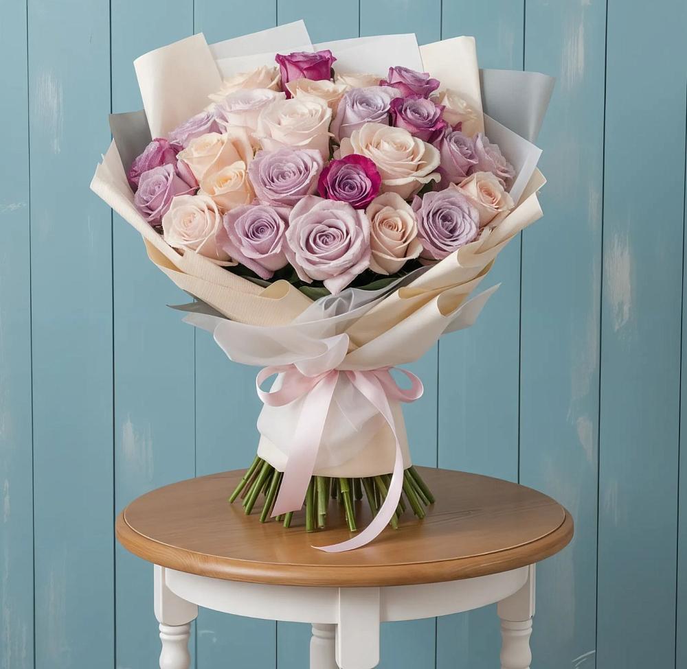 Букет цветов из: Розы в Змеиногорске