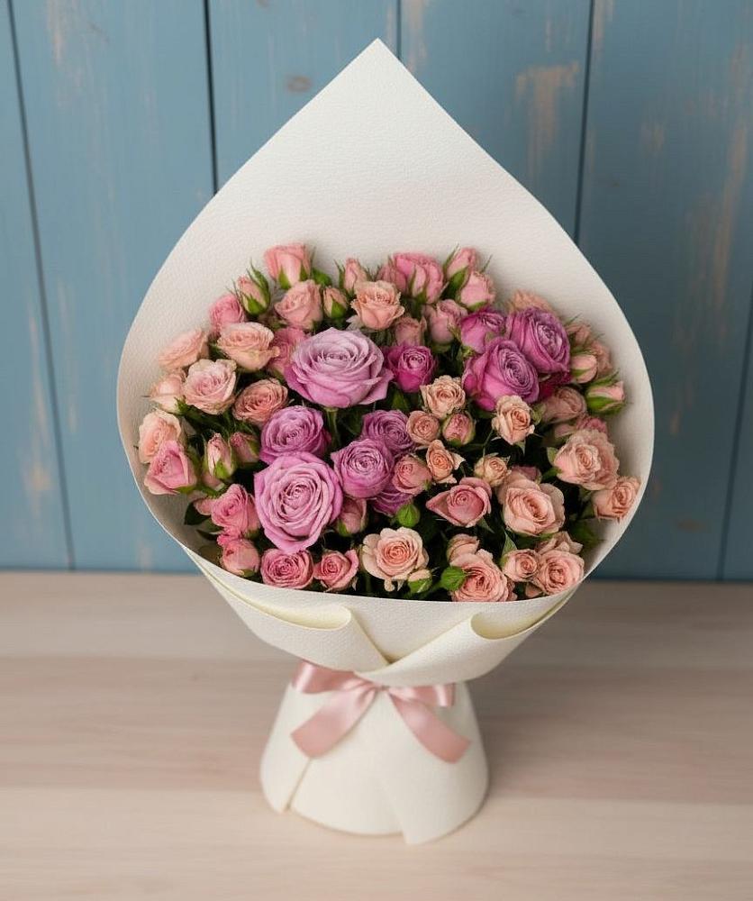 Букет цветов из: Розы в Змеиногорске