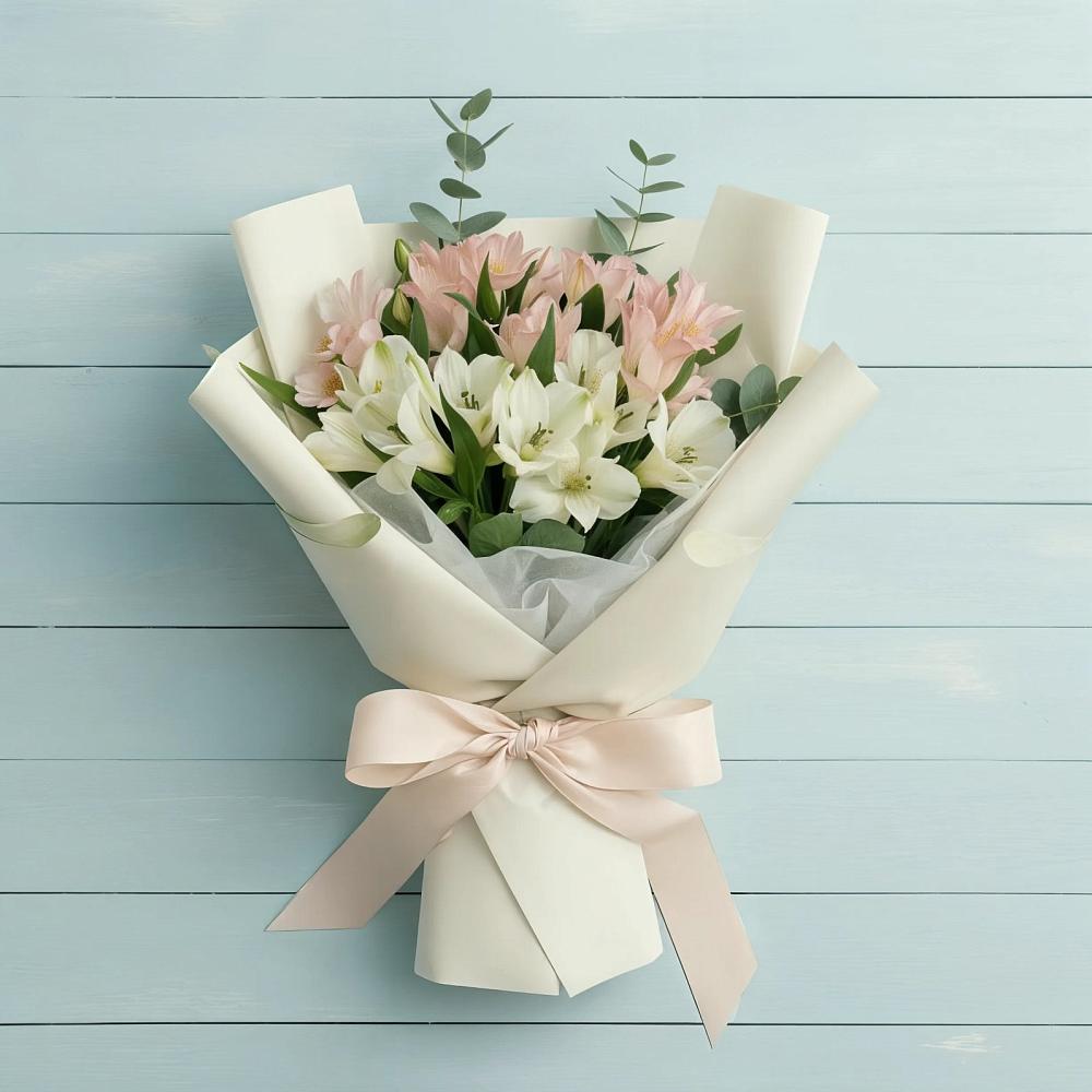 Букет цветов из: Альстромерии в Змеиногорске