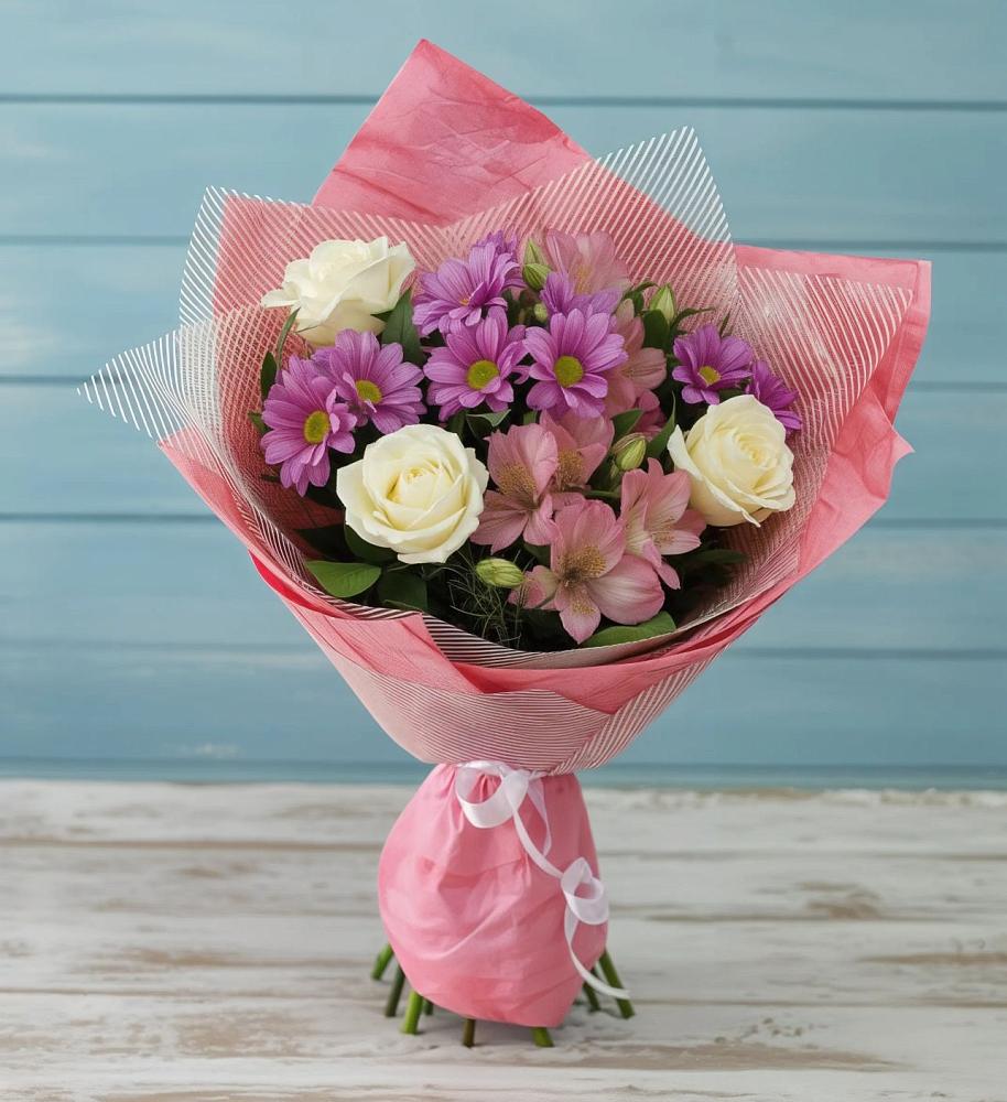 Букет цветов из: Герберы в Змеиногорске