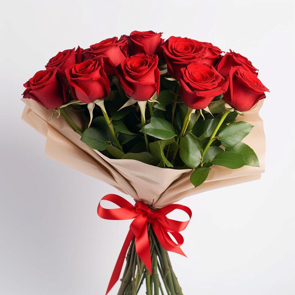 Букет 11 Красных роз Эдлесс Лав в Змеиногорске