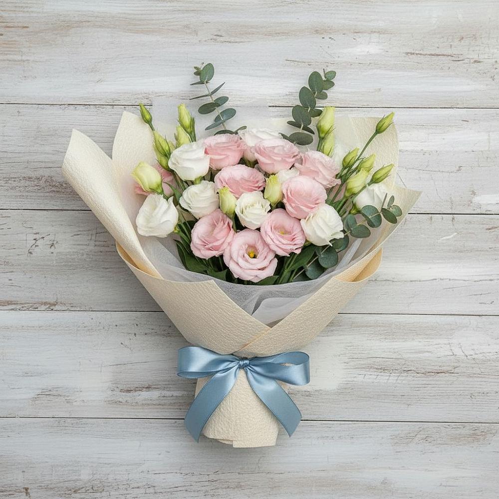 Букет цветов из: Лизиантусы в Змеиногорске